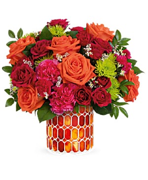 Citrus Dream Bouquet assorted flowers