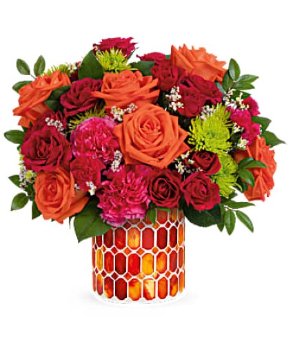 Citrus Dream Bouquet assorted flowers