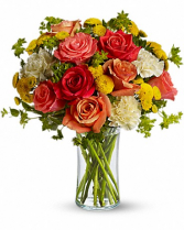 Citrus Kissed Smile Flower Arrangement