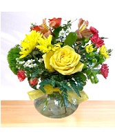 Citrus Smoothie Vase Arrangement