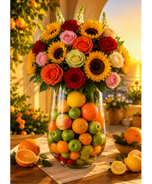 Citrus Soleil Symphony (Edible) Call Us for Faster Service & Daily Specials: (915) 303-8500 Text Us to Order Anytime: (915) 505-3708 Your trusted source for Flowers & Delivery in El Paso TX