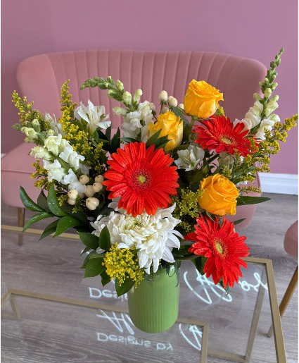 Citrus Sublime Vase Arrangement 