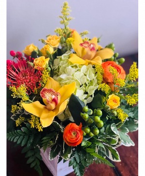 Autumn Sun Rustic Box 
