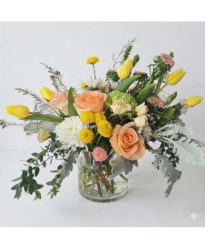 Citrus Symphony Vase Arrangement 