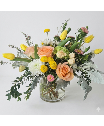 Citrus Symphony Vase Arrangement 