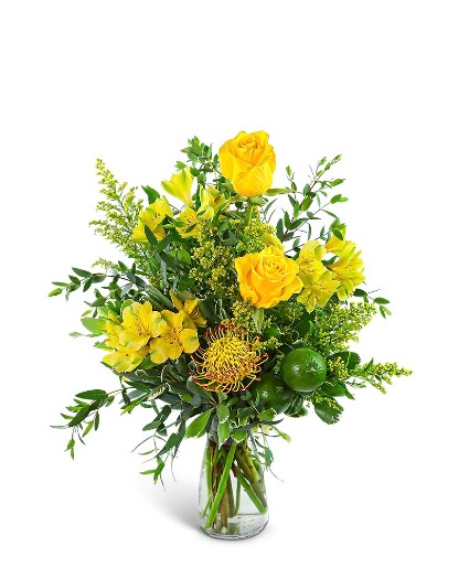 Citrus Zest Flower Arrangement