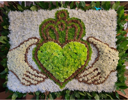 Claddagh memorial piece Special order