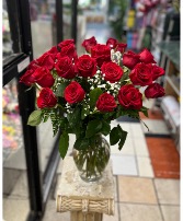 Classic 2 Dozen red  roses  
