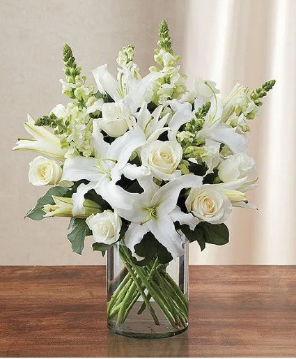 Classic All White Arrangement