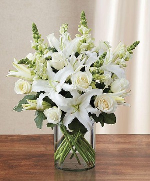 Classic All White  Arrangement 
