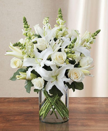 Classic All White  Arrangement 