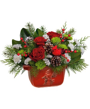 Classic Cardinal Centerpiece