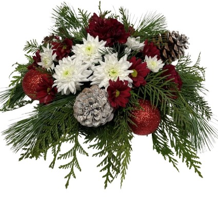 Classic Christmas Table Centerpiece
