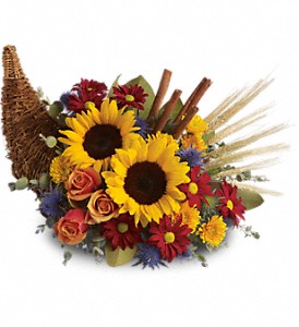 T* Classic CornucopiaT168-3A Fall Flowers