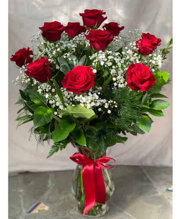 One Dozen Roses Available in all colors in Valhalla, NY | Lakeview Florist