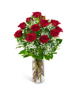 Classic Dozen Red or Mixed Colors Roses  