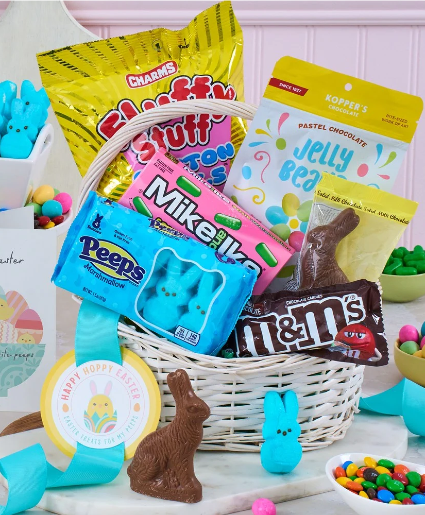 Classic Easter Bunny Gift Basket  