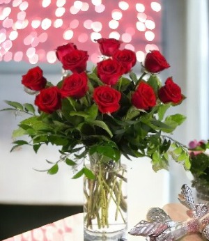 Classic Red Romance Roses  Long Stem Red Rose