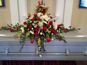Classic Love  Fresh Casket Spray