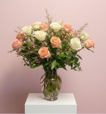 Classic Pink and White Roses   in Brentwood, TN | BRENTWOOD FLOWER SHOPPE