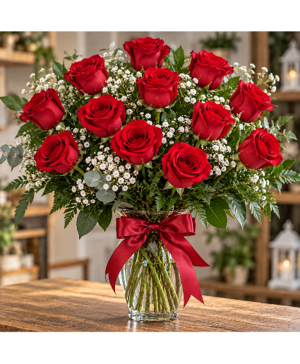 Classic Red Roses  