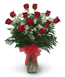 Classic Red Roses   Vase Maybe Red 
