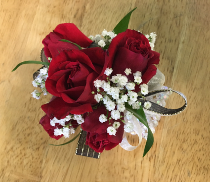 Classic Red Corsage