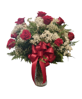 Roses By the Dozen - Red Rose Arrangement