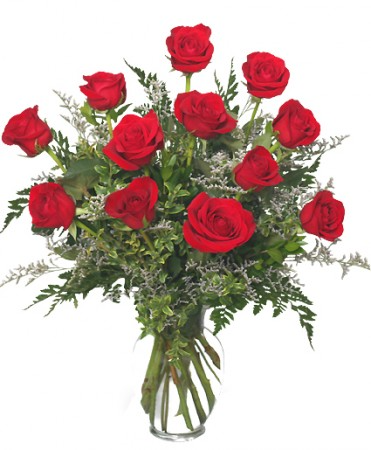 Classic Roses Vase arrangement 