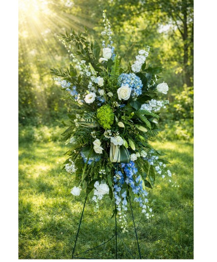 Classic White & Blue  