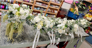 Classic White & Greenery Bridemaids Bouquets Bridemaids Bouquet