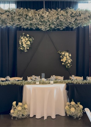 Classic White Sweetheart Table 