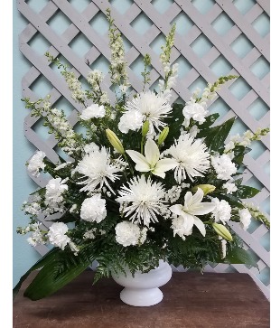 Peaceful Harmony Urn Bouquet Sympathy Urn