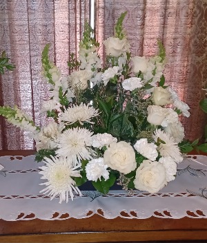 Classic White Urn Arrangement 