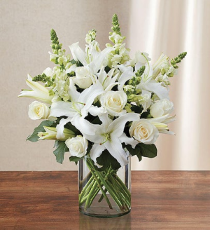 Classic White Vased Arrangement