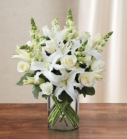 Classic White Vased Arrangement