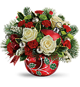Classic Holly Ornament T19X405A Keepsake Arrangement