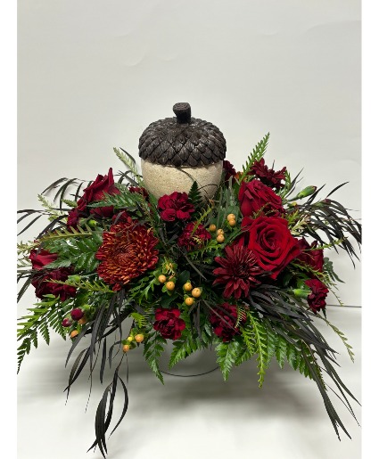 Classy Burgundy Centerpiece centerpiece