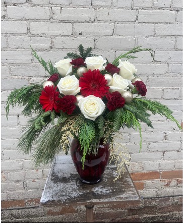 Classy Holiday Arrangement  in Lakefield, ON | LAKEFIELD FLOWERS & GIFTS
