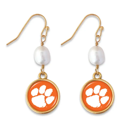 Clemson Earrings 
