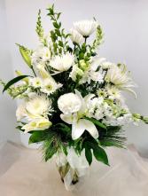 Clouds of Heaven Sympathy Vase