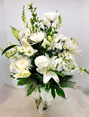 Clouds of Heaven Sympathy Vase