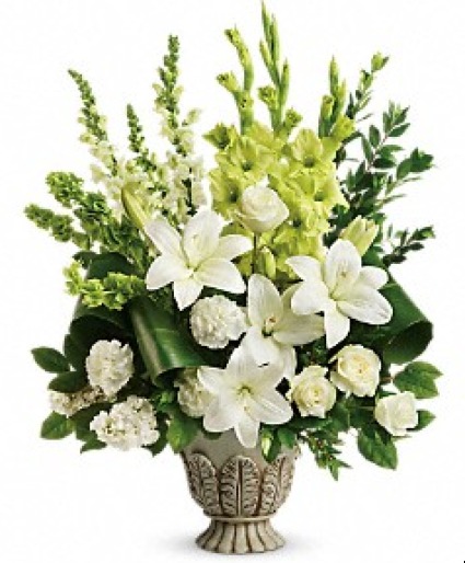 Clouds of Heaven Bouquet Decorative Urn