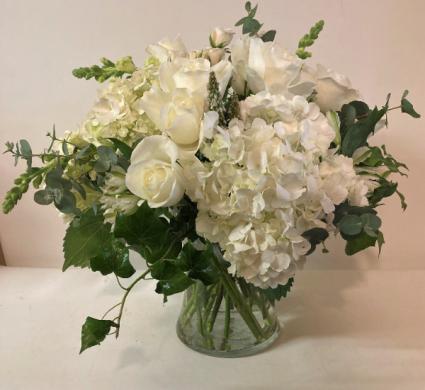 Clouds on Ivy Vase