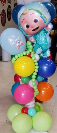 Coco Melon Balloon Column  Balloon Bouquet 