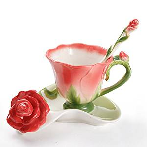 Teacup Set w Fresh Flowers Arrangement $50.95 $55.95