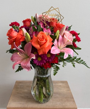 Color Cheers  Vase Arrangement 