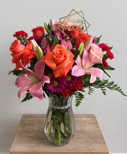 Color Cheers  Vase Arrangement 