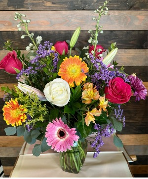 Color Explosion Fresh Flower arrangement