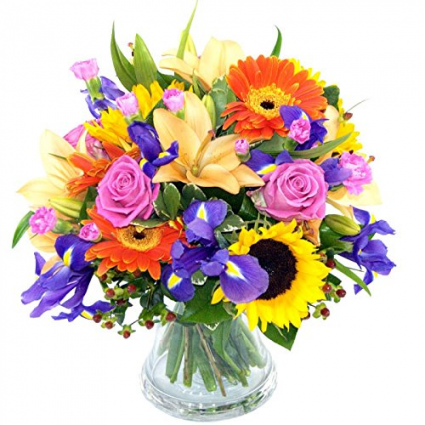 Color Explosion  Vase Arrangement